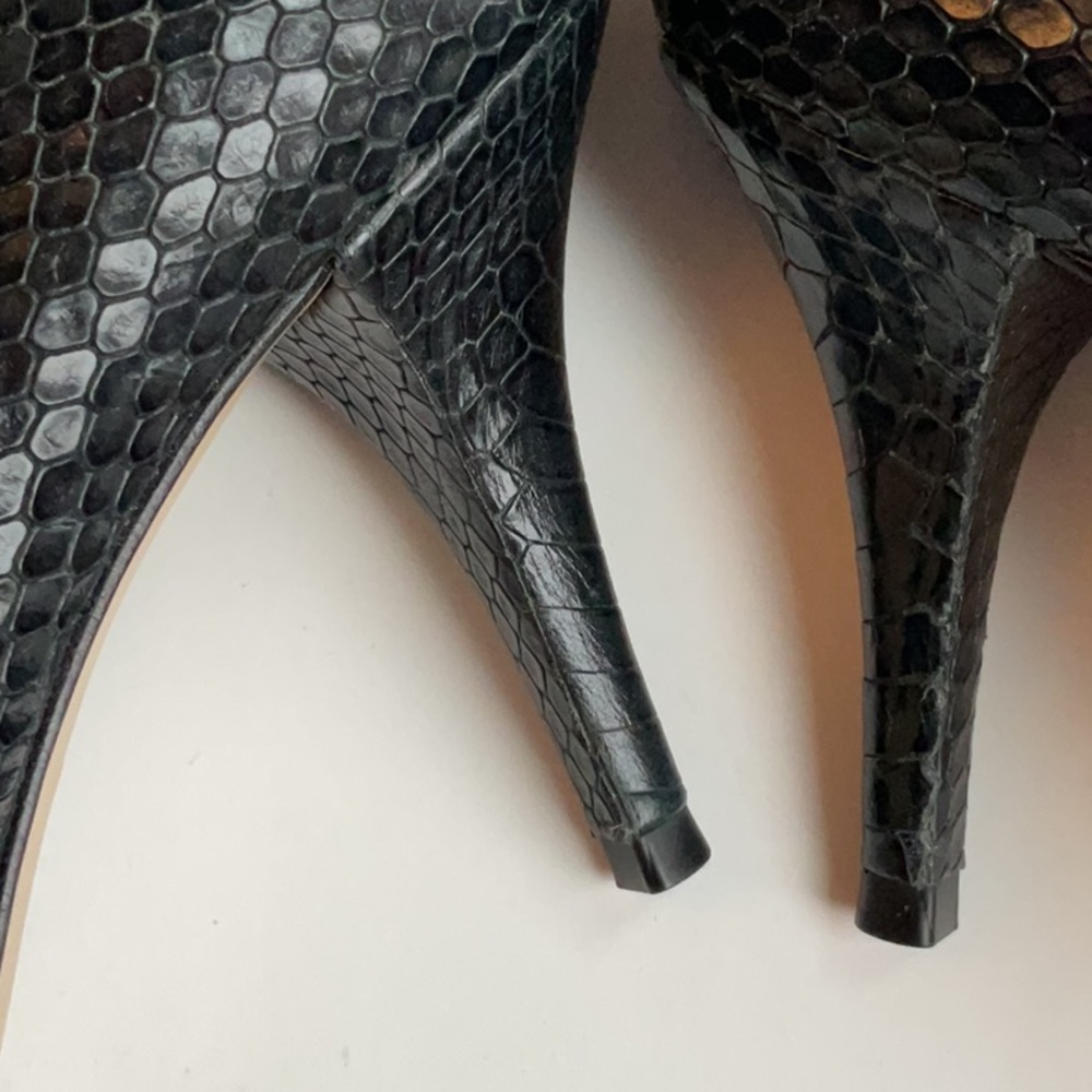 Talbots Croc Heels - Picture 10 of 14